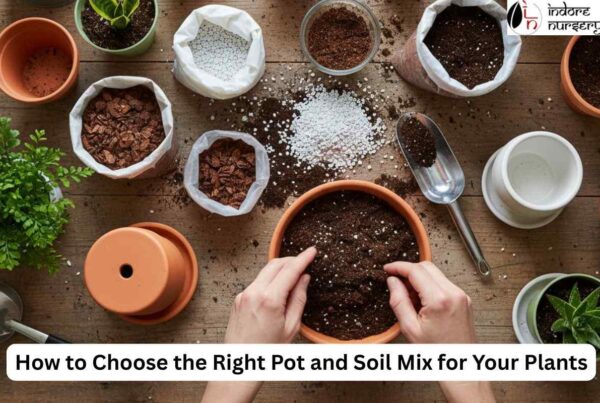 Right Pot and Soil Mix for Your Plants