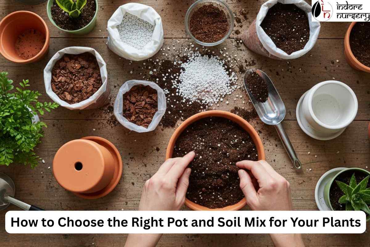 How to Choose the Right Pot and Soil Mix for Your Plants
