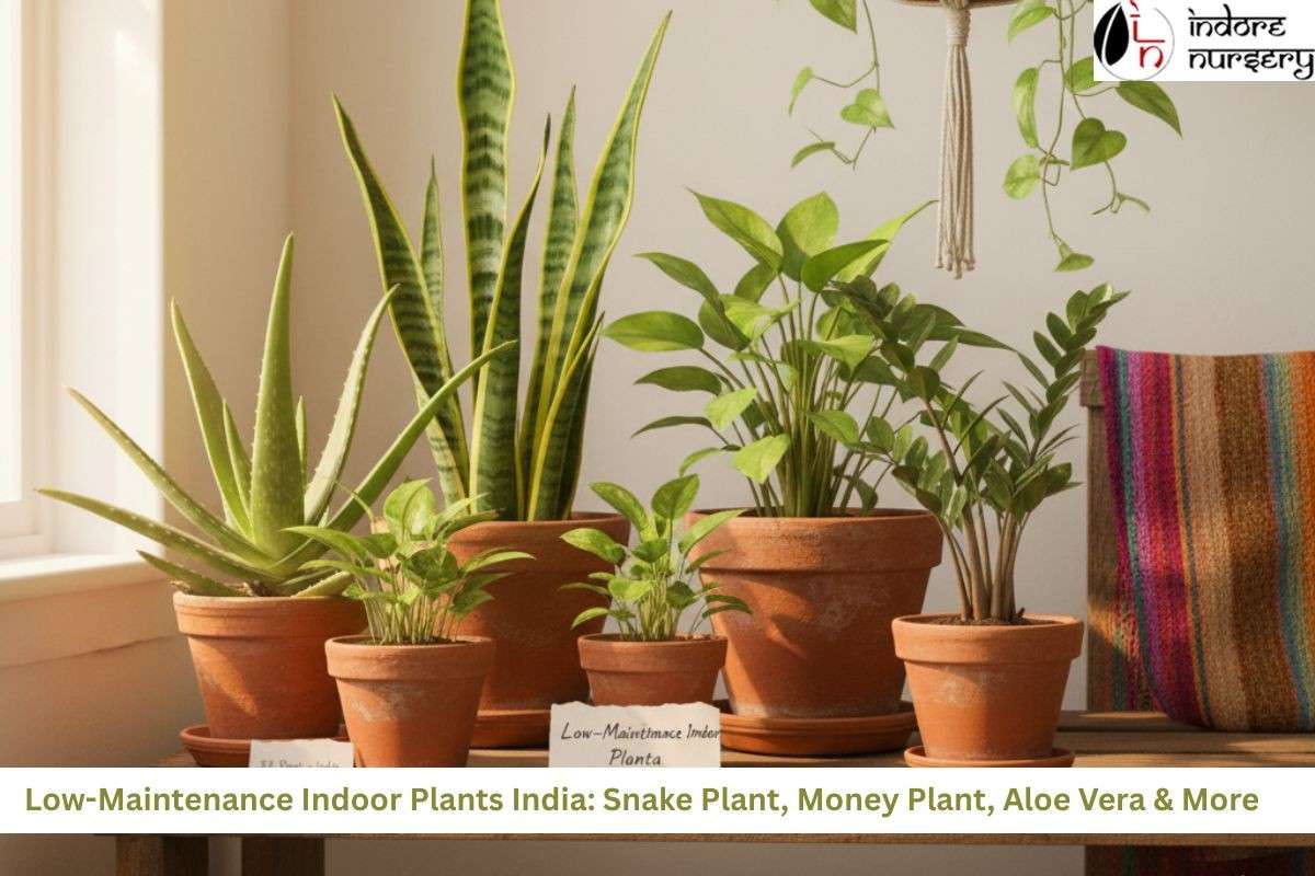Low-Maintenance Indoor Plants India: Snake Plant, Money Plant, Aloe Vera & More