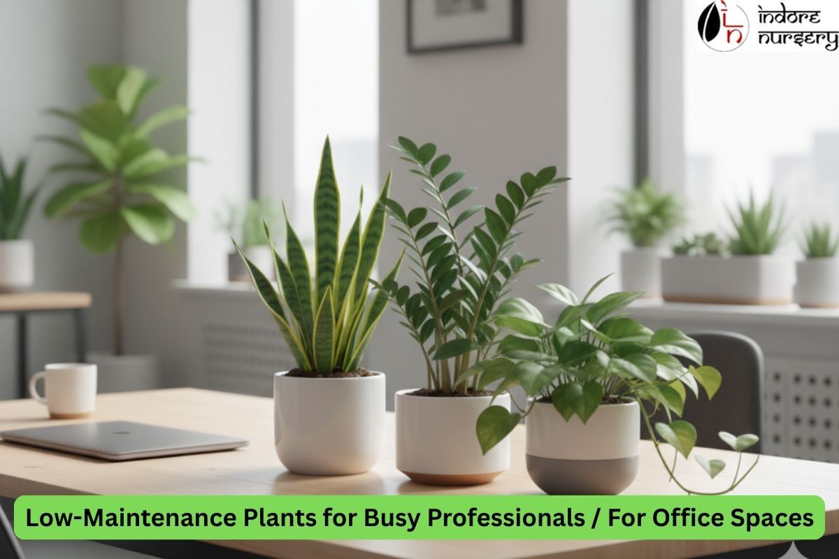 Low-Maintenance Plants for Busy Professionals / For Office Spaces