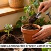 Small garden for backyard