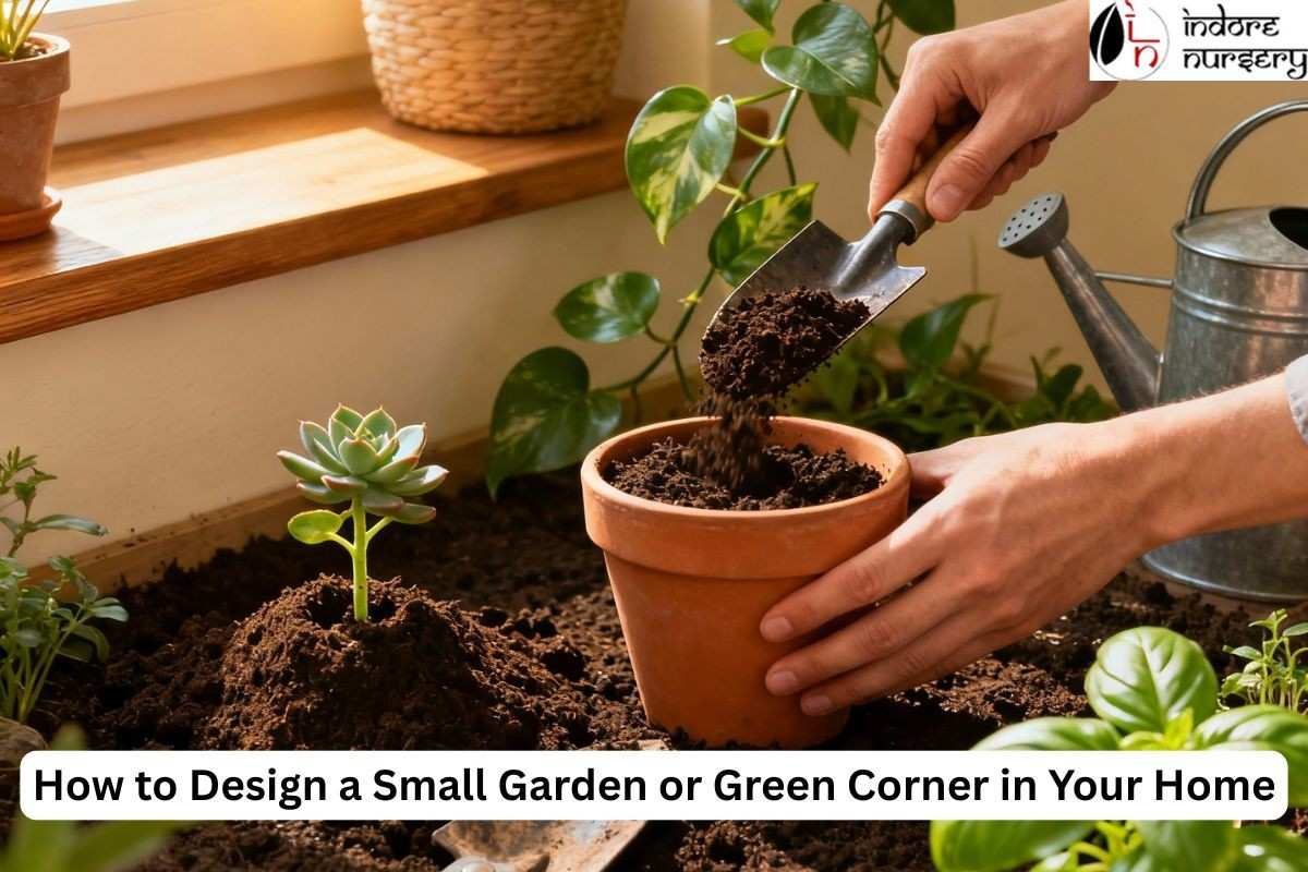 How to Design a Small Garden or Green Corner in Your Home