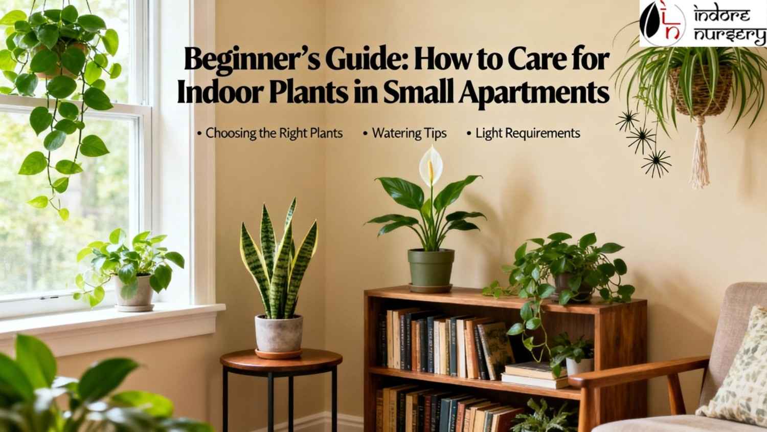 Beginner’s Guide: How to Care for Indoor Plants in Small Apartments