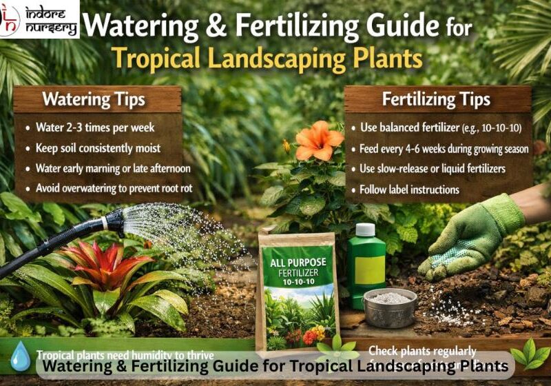 Watering & Fertilizing Guide for Tropical Landscaping Plants