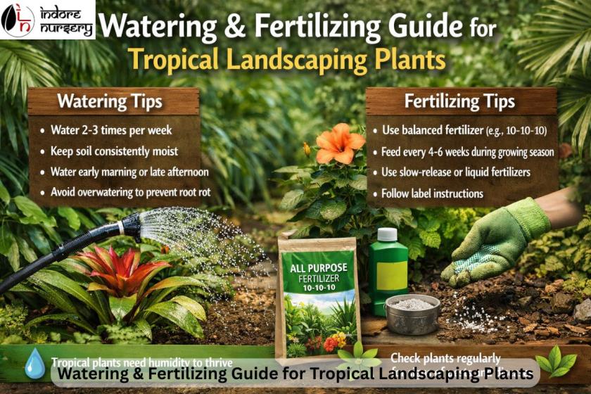 Watering & Fertilizing Guide for Tropical Landscaping Plants