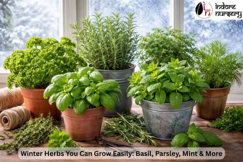 Winter Herbs You Can Grow Easily: Basil, Parsley, Mint & More