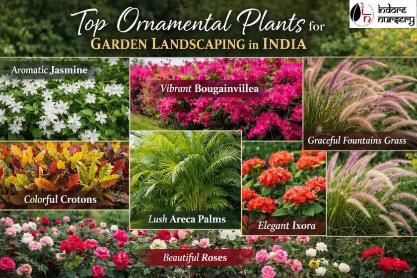 Top Ornamental Plants for Garden Landscaping in India